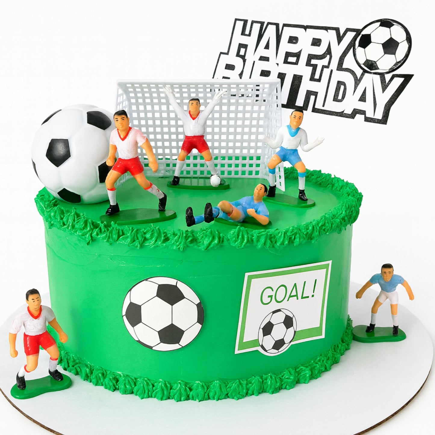 Soccer Match Birthday Cake