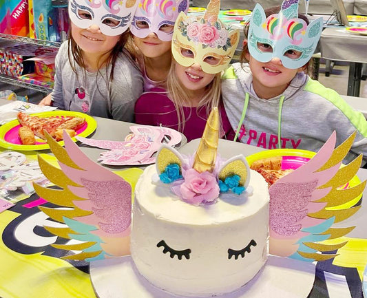Magical Unicorn Wings Birthday Cake