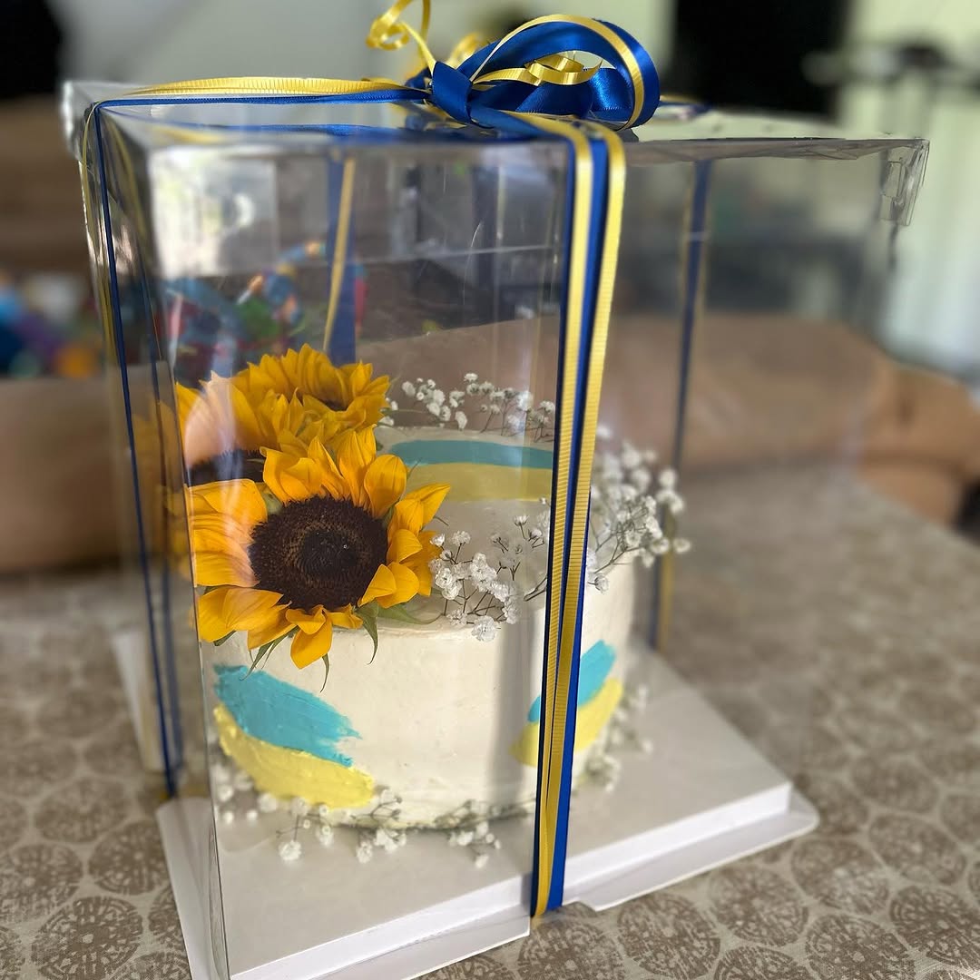 Ukrainian Sunflower Cake