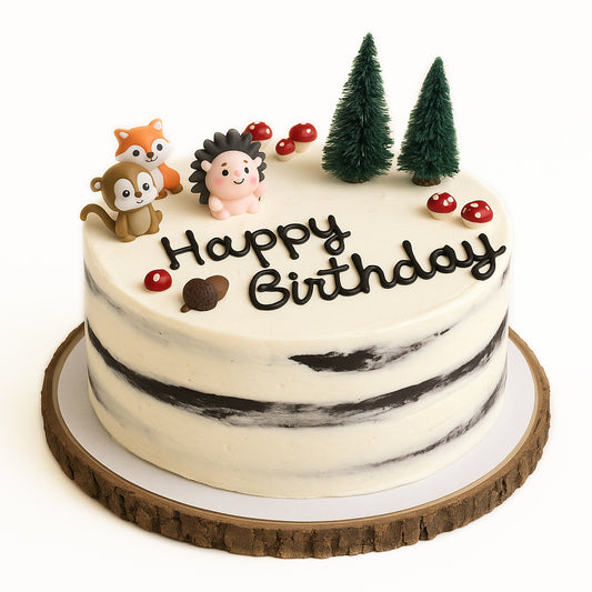 Woodland Friends Birthday Cake